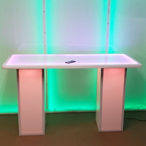 24 X 60 X 36 Height Light up LED Glow Trade Show Display Table -DJ ...