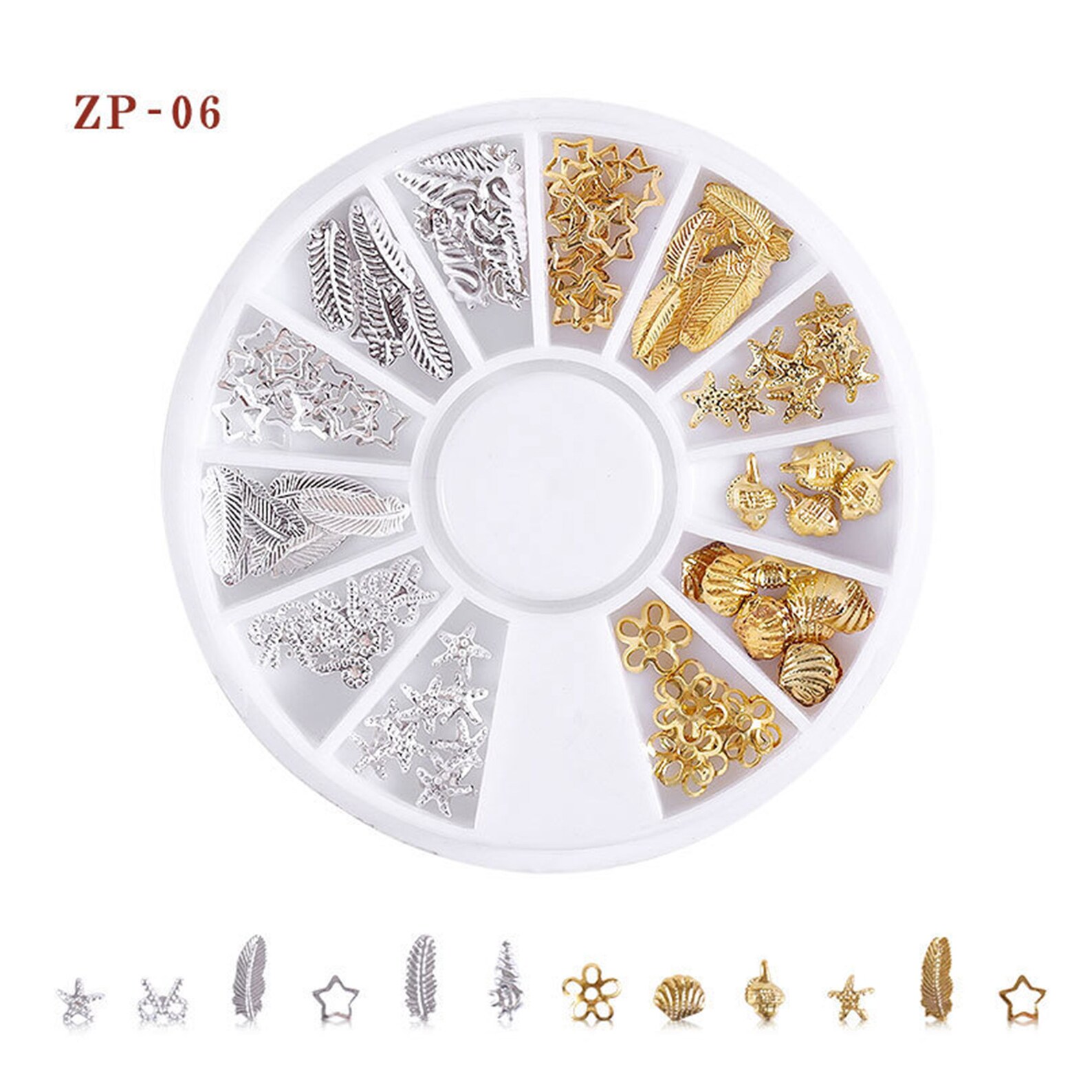 Nail art jewelry rivet hollow alloy nail decoration rivet Etsy