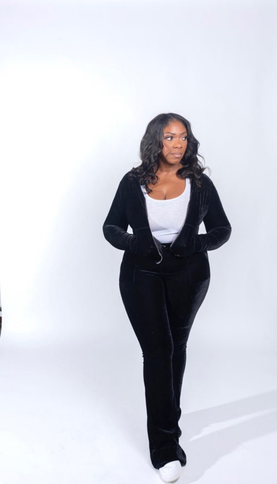Womens plus size velour sweatsuits sale