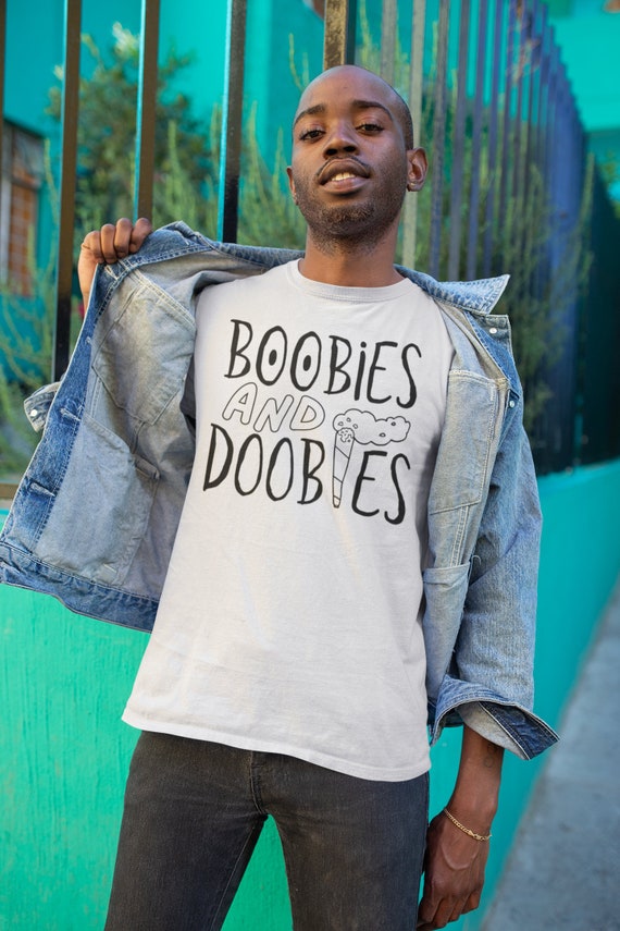 Marijuana Shirt Boobies & Doobies Funny Stoner Tshirts | Etsy