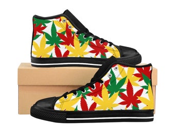 RegiDreae Canvas Slip On Sneakers For Women Cannabis Leaf Marijuana Weed Fashion Sneaker RegiDreae Canvas Slip On Sneakers For Women Cannabis Leaf Marijuana Weed Fashion Sneaker