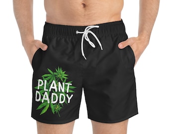 Sports shorts Designer Swimsuit Marijuana Leaf Print Hemp gym shorts Plant daddy Custom Designer swimwear Cannabis Men/'s Swim trunks