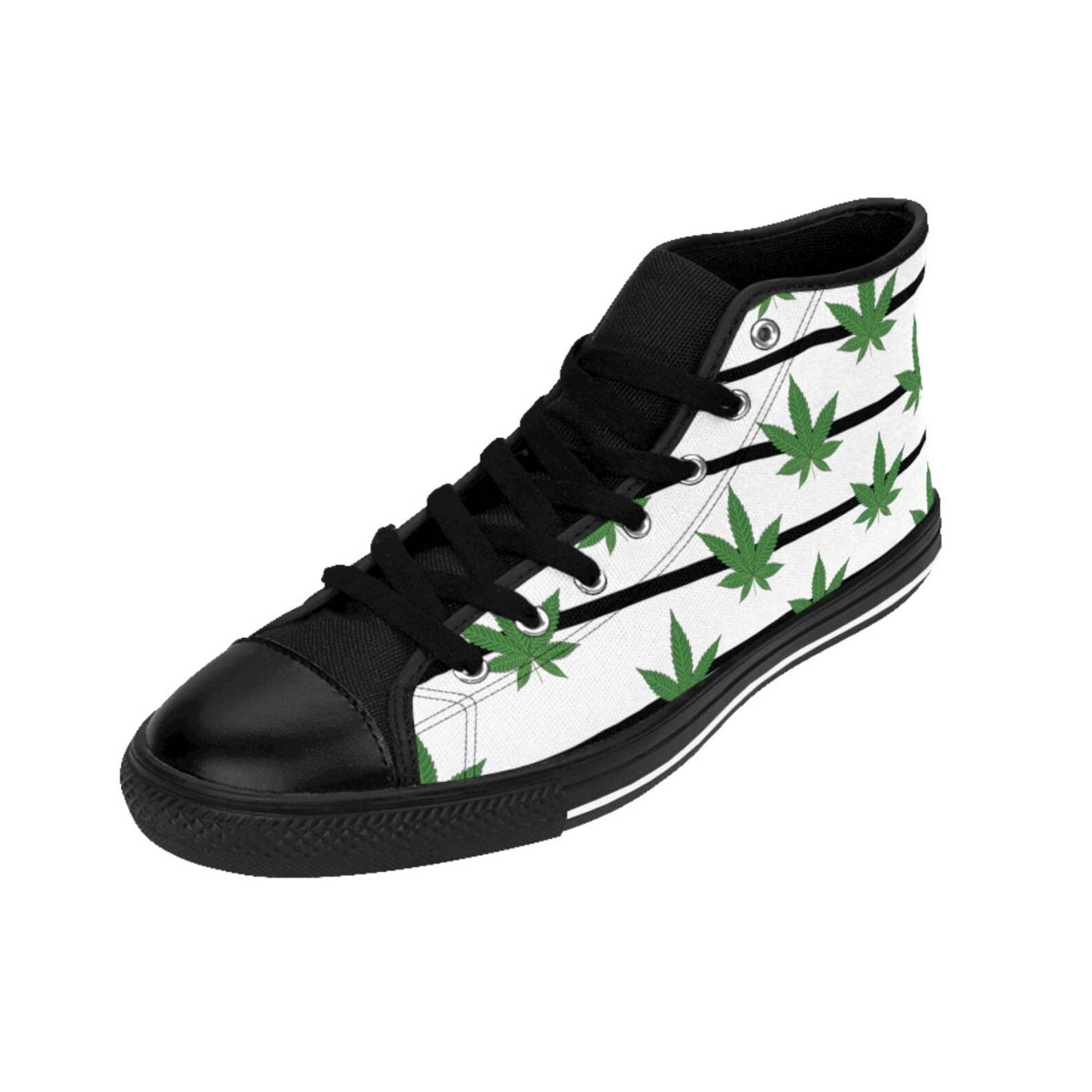 Marijuana Shoes Gifts for Stoners 420 High Top Sneakers Etsy