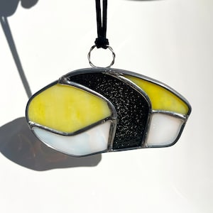Tamago Sushi Stained Glass Suncatcher