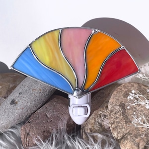 Rainbow Glow Stained Glass Nightlight