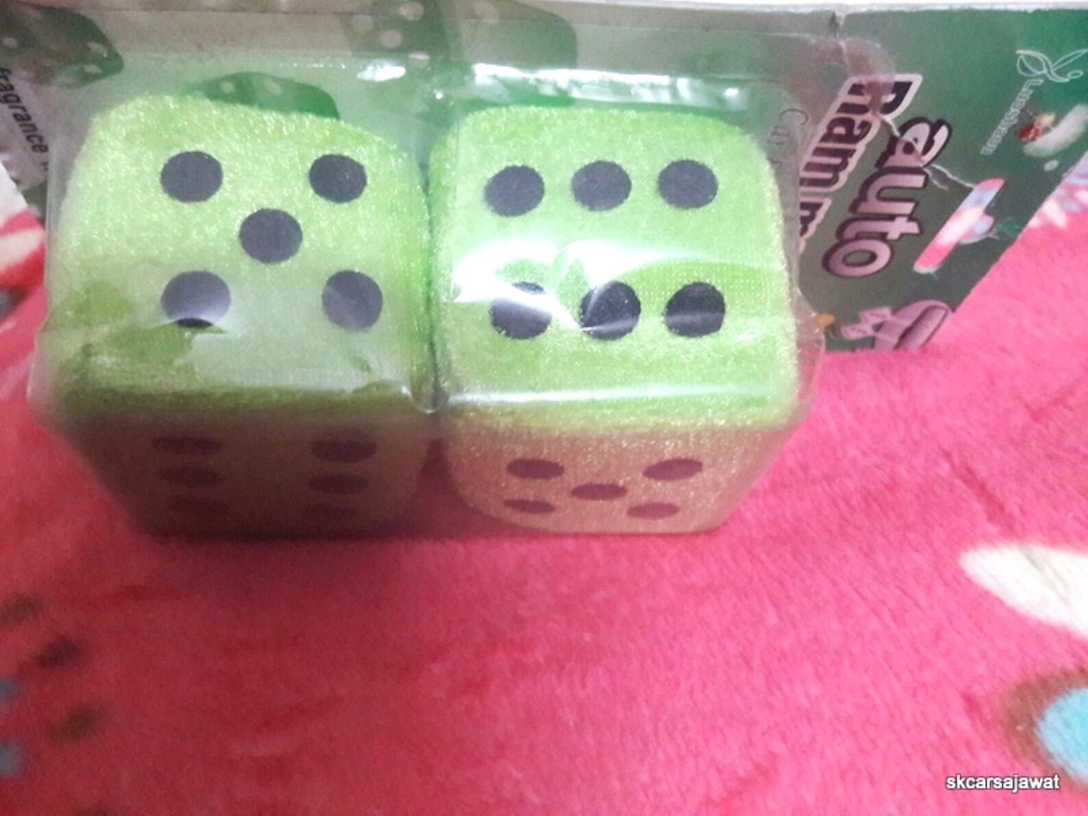 Green Hanging Dice Car Hanging Air Freshener Perfume for Car Etsy
