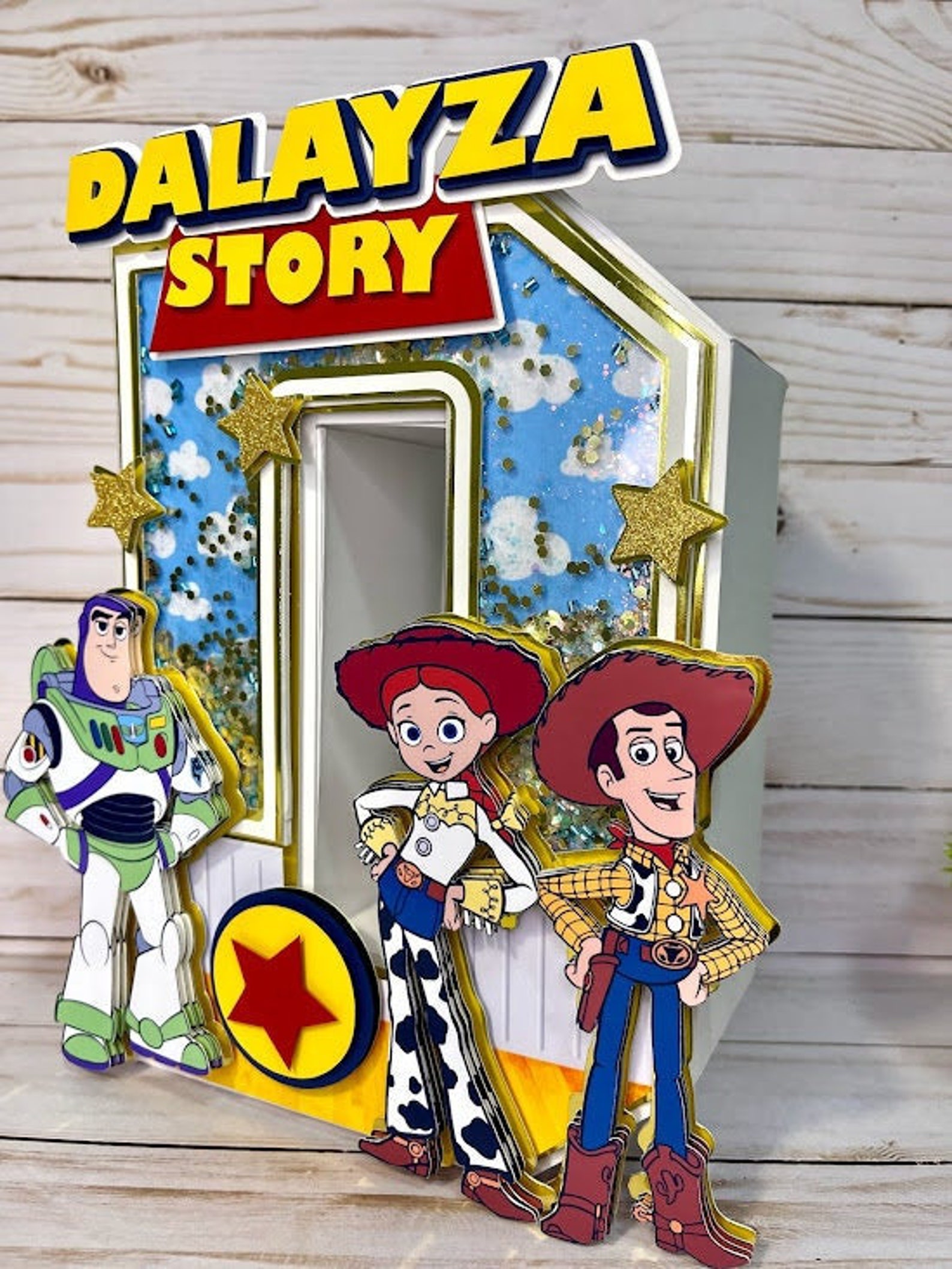 Letter 3D Toy Story Letter Toy Story Birthday Toy Story Etsy