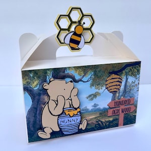 Winnie the Pooh Gable Boxes - Winnie the Pooh - Winnie the Pooh Party Decor - Winnie the Pooh Party Favors - Baby Winnie the Pooh