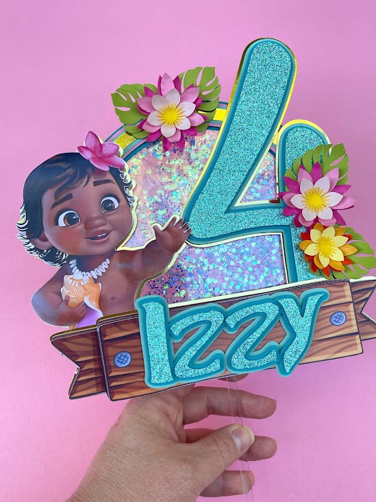 Moana Cake Topper Baby Moana Moana Birthday Moana Etsy Australia
