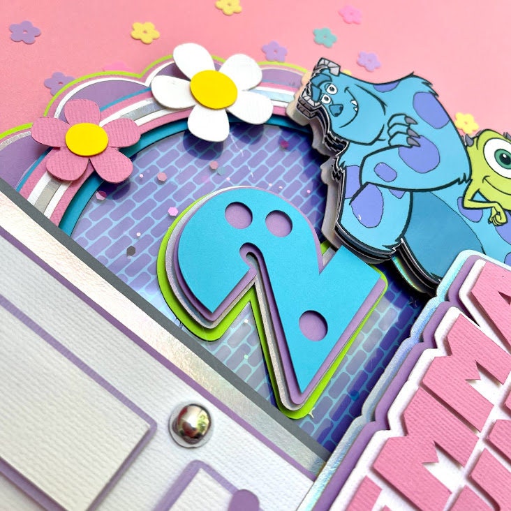 Monsters Inc Theme- Monster Inc Cake Topper - Monster Inc Boo Cake ...