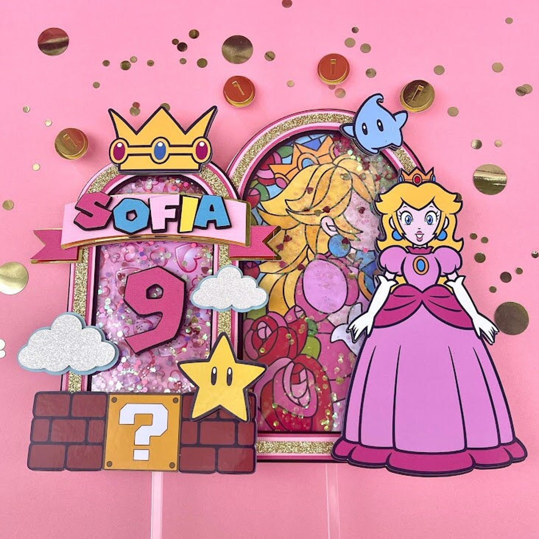 Buy Princess Peach Cake Topper Mario Bross super Mario Online in India