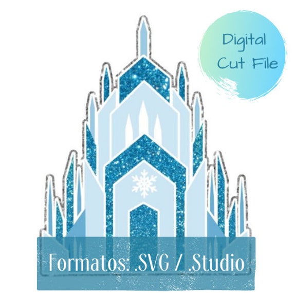 Frozen Castle Cricut Space Design Format and Studio Format for Silhouette  Cameo Editable 