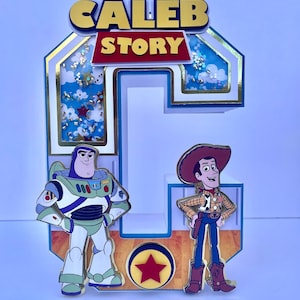 Toy Story 3D letter - Toy Story Decorations - Toy Story Birthday - 3D Letter - Party Decorations.