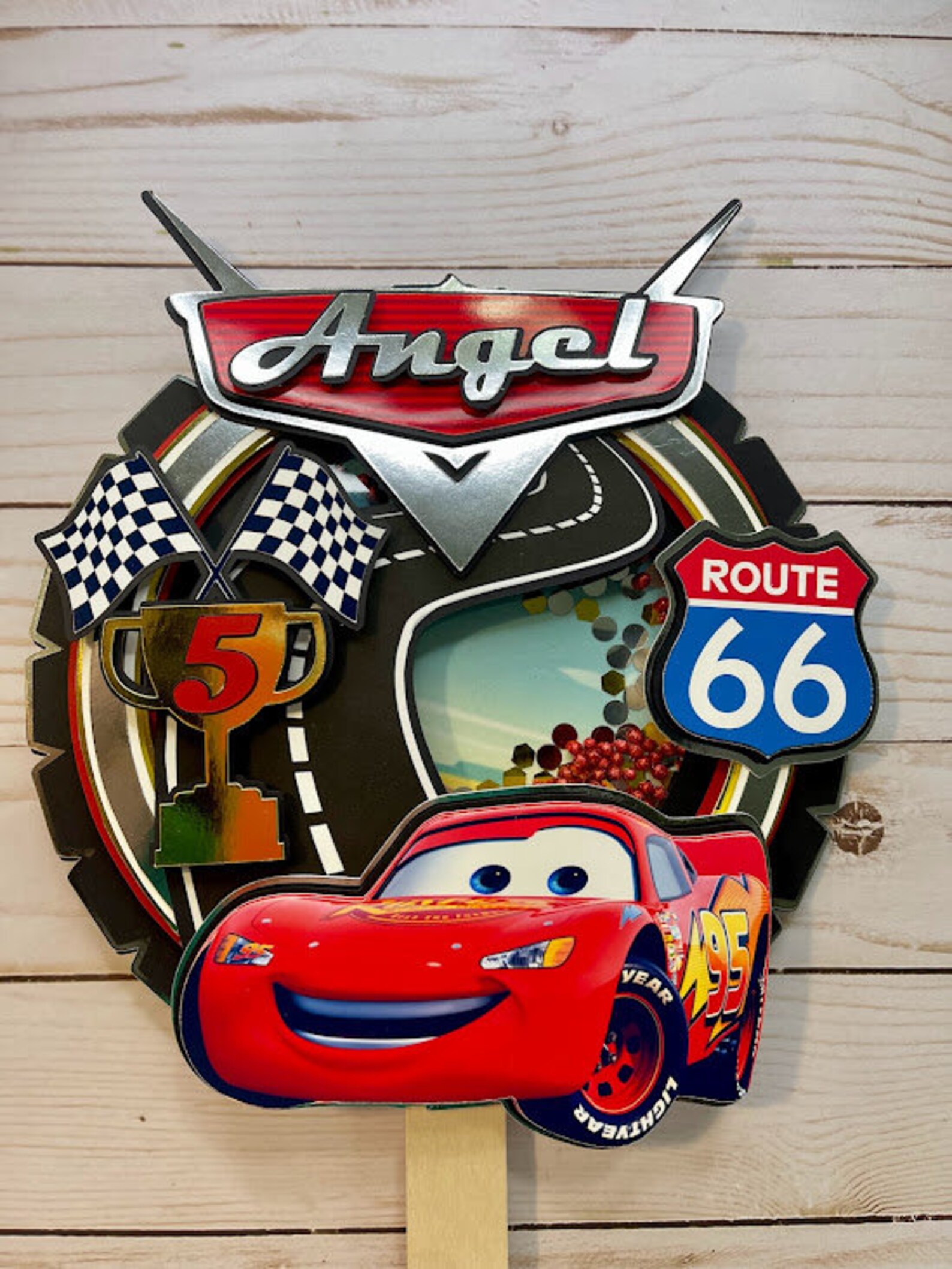 Cupcake Toppers Cars Cake Topper Lightning Mcqueen Cake Topper