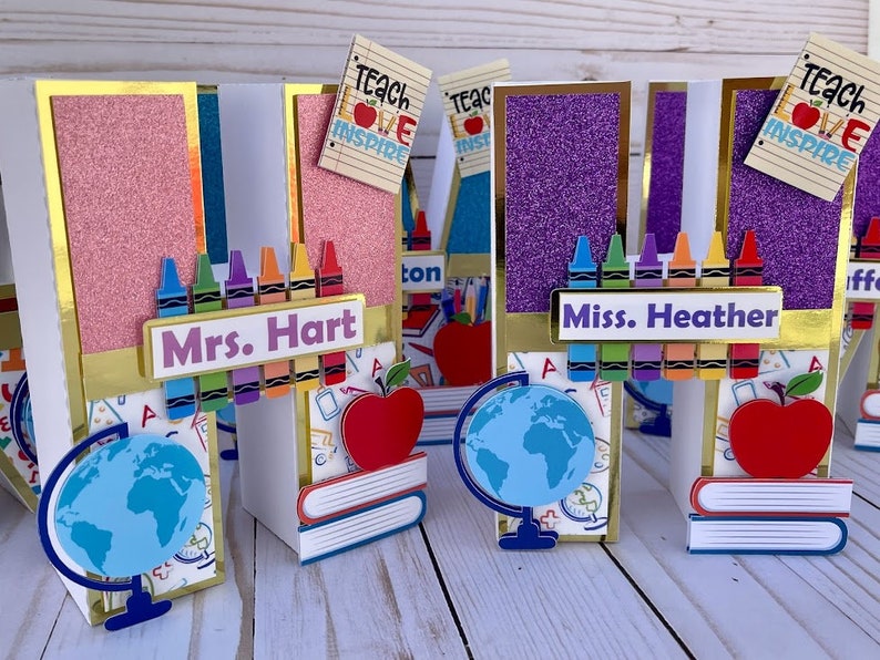 Teacher Appreciation Gift for Teacher Letter 3d Etsy