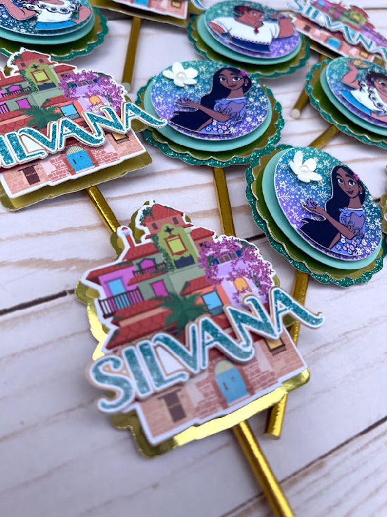 Encanto Cupcakes Topper Encanto Decorations Party Cupcakes Etsy UK