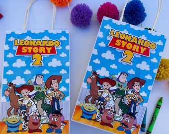 Toy Story Favor Bags - Toy Story Favor Boxes - Toy Story Birthday - Toy Story Decorations