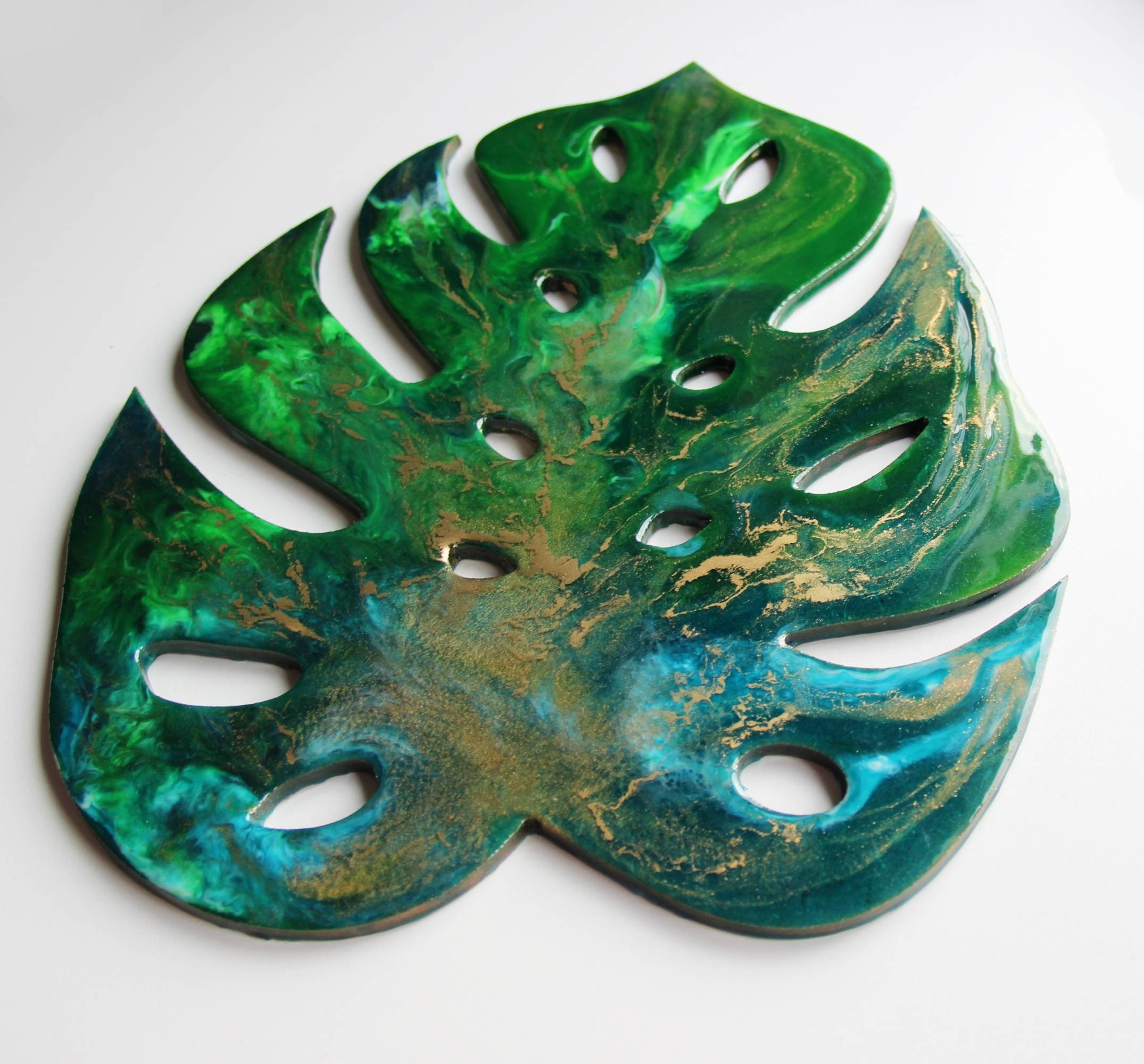 Stand Monstera Leaf 2 for cosmetics and little Etsy