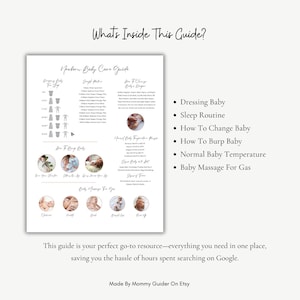Newborn Routine Pdf Newborn Baby Care Guide: Essential Tips Printable (digital Download) - Etsy