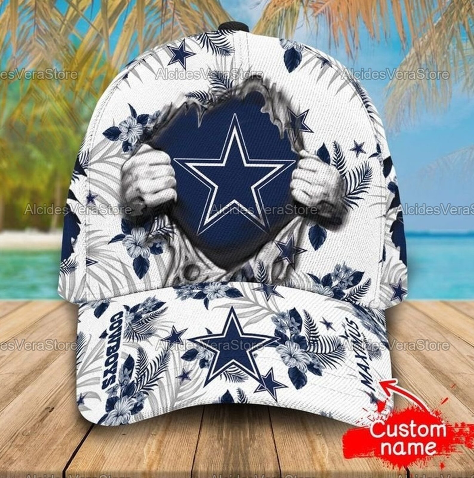 Personalized Dallas Cowboys NFL Classic Cap Unisex Cap Etsy