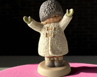 Vintage Enesco Figurine: Friendship Has No Boundaries, 1991 Collectible with Box