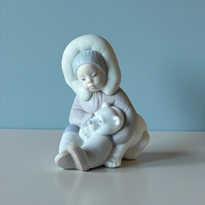 Lladro Eskimo Boy - Etsy