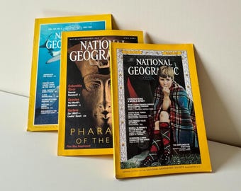 1993-1996 National Geographic Magazines. Good Condition. YOU