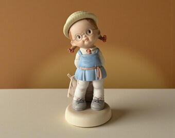 Enesco 1990s “Memories of Yesterday” Figurine • 9” Porcelain Collectible • Vintage Decor