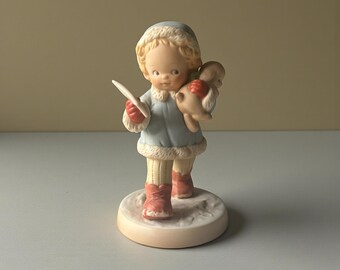 Enesco "I Hope Santa Is Home" Vintage Memories of Yesterday Collectible with Box
