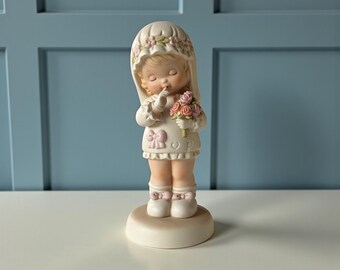 Enesco 1988 “Memories of Yesterday” Bride Figurine • 9” Porcelain Collectible • Vintage Wedding Decor