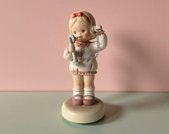 Enesco 1990s “Memories of Yesterday” Figurine • 9” Porcelain Collectible • Vintage Decor