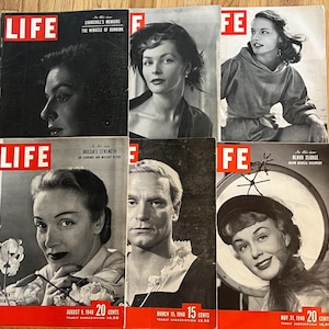 Your Choice 1940s to 1980s Life Magazines – Single or Bundled Magazines Lots - Junk Journals, Gifts, Collage, History - Vintage Life Mags