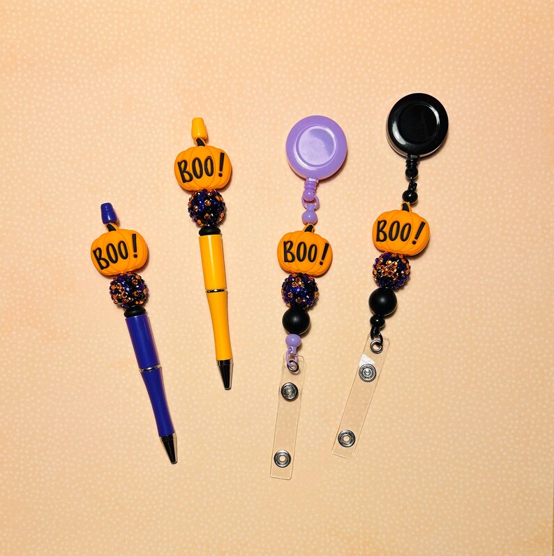 Halloween Beaded Pen Party Favor, Boo Basket, Trick or Treat Etsy