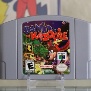 Nintendo 64 Banjo-kazooie Cartridge With Free Fast Shipping 