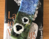Handmade needle felted bookmark -Sheep