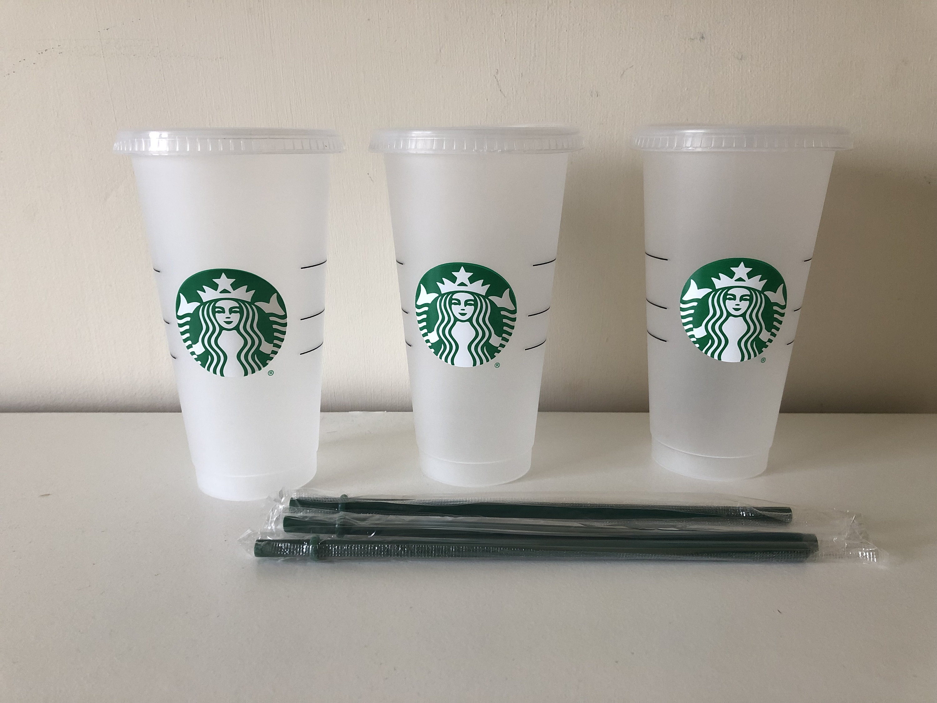 Bulk Starbucks Reusable Cups 24oz/710ml Frosted Various Etsy UK