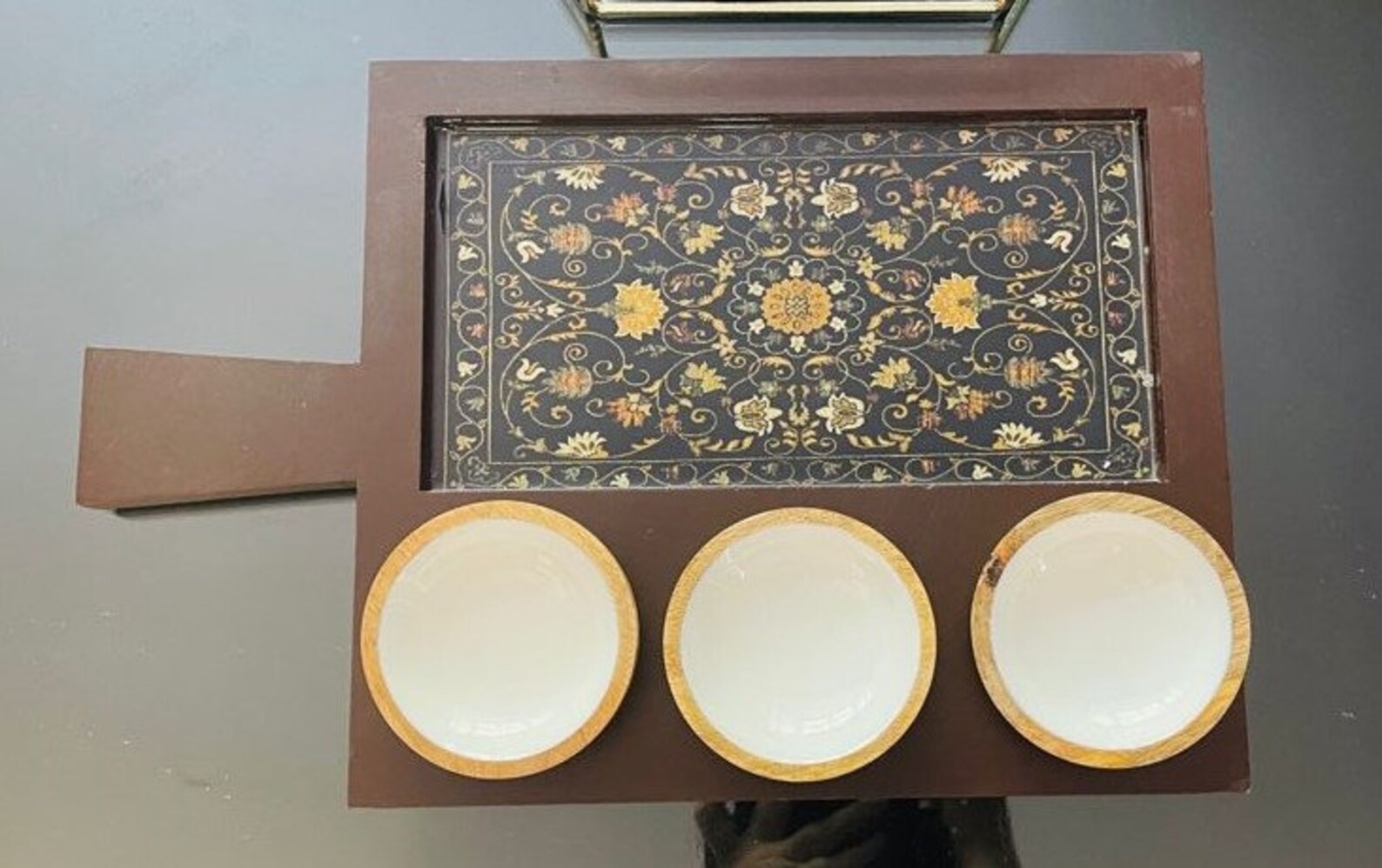 Handmade Khatiya Wooden Platter, Platter for Tableware, Dinnerware