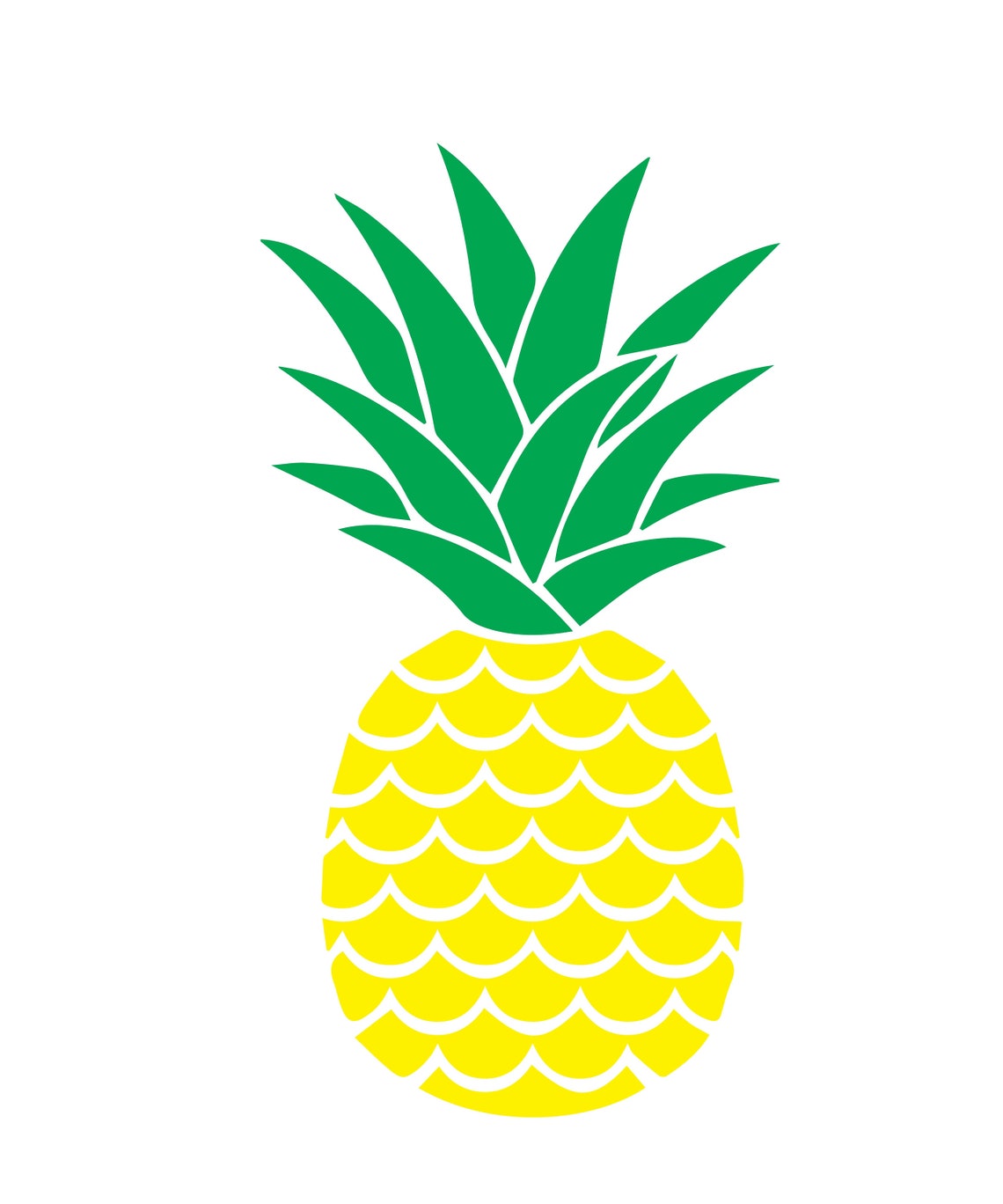 Pineapple Top SVG