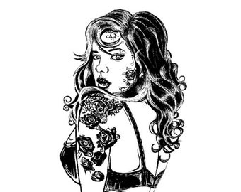 Sexy Goth Girl - Etsy