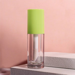 6ml green lip gloss tube