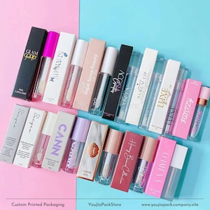 Customized Wholesale Lip Gloss Box, Lipstick Box, Eyeliner Box, Mascara Box, Lash Serum box, Flash Sale, YouJiaPack