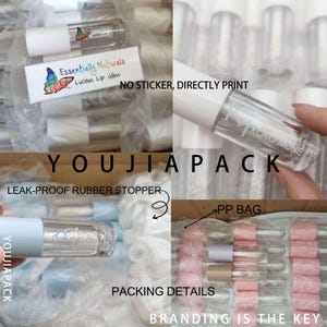 50pack 6ml Empty Lip Gloss Tube with Custom Logo & Box Packaging Wholesale image 6