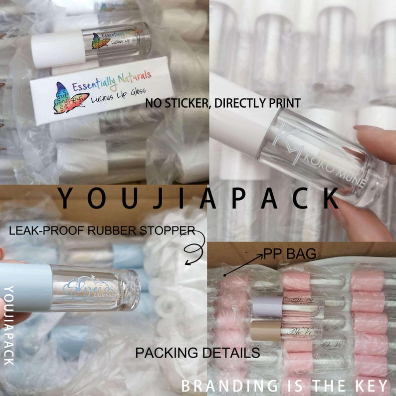 50pack 6ml Empty Lip Gloss Tube with Custom Logo & Box Packaging Wholesale image 6