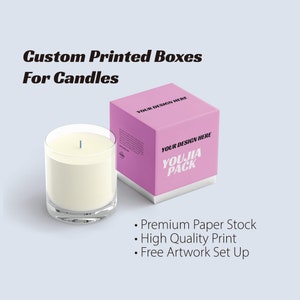 Custom Printed Candle Gift Box – Spark Candles