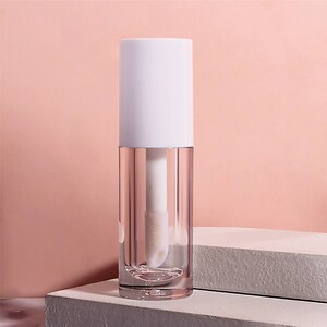 6ml white lip gloss tube