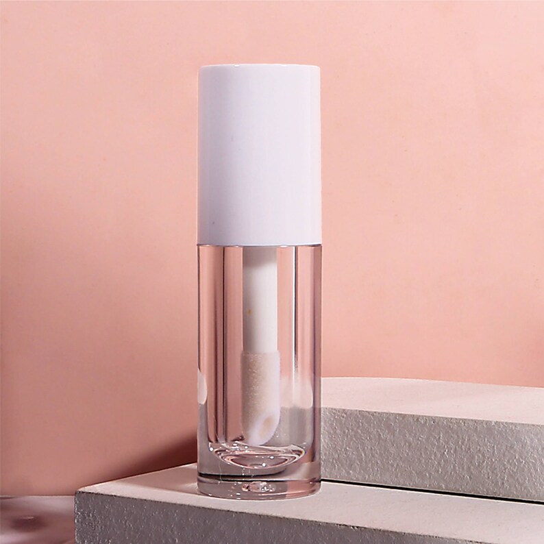 6ml white lip gloss tube