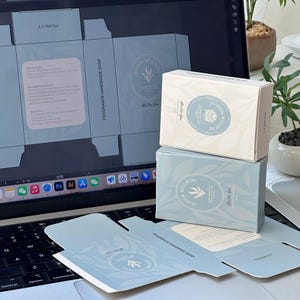 100pcs Soap Box Packaging (Custom Printed & Sized) | Premium Cardboard Paper Product Packaging | YouJiaPack