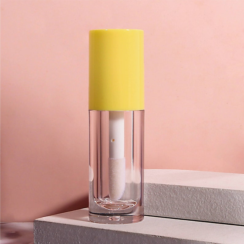 6ml yellow lip gloss tube