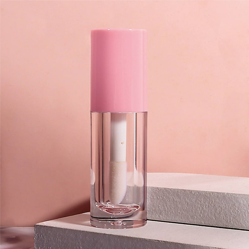 6ml pink lip gloss tube