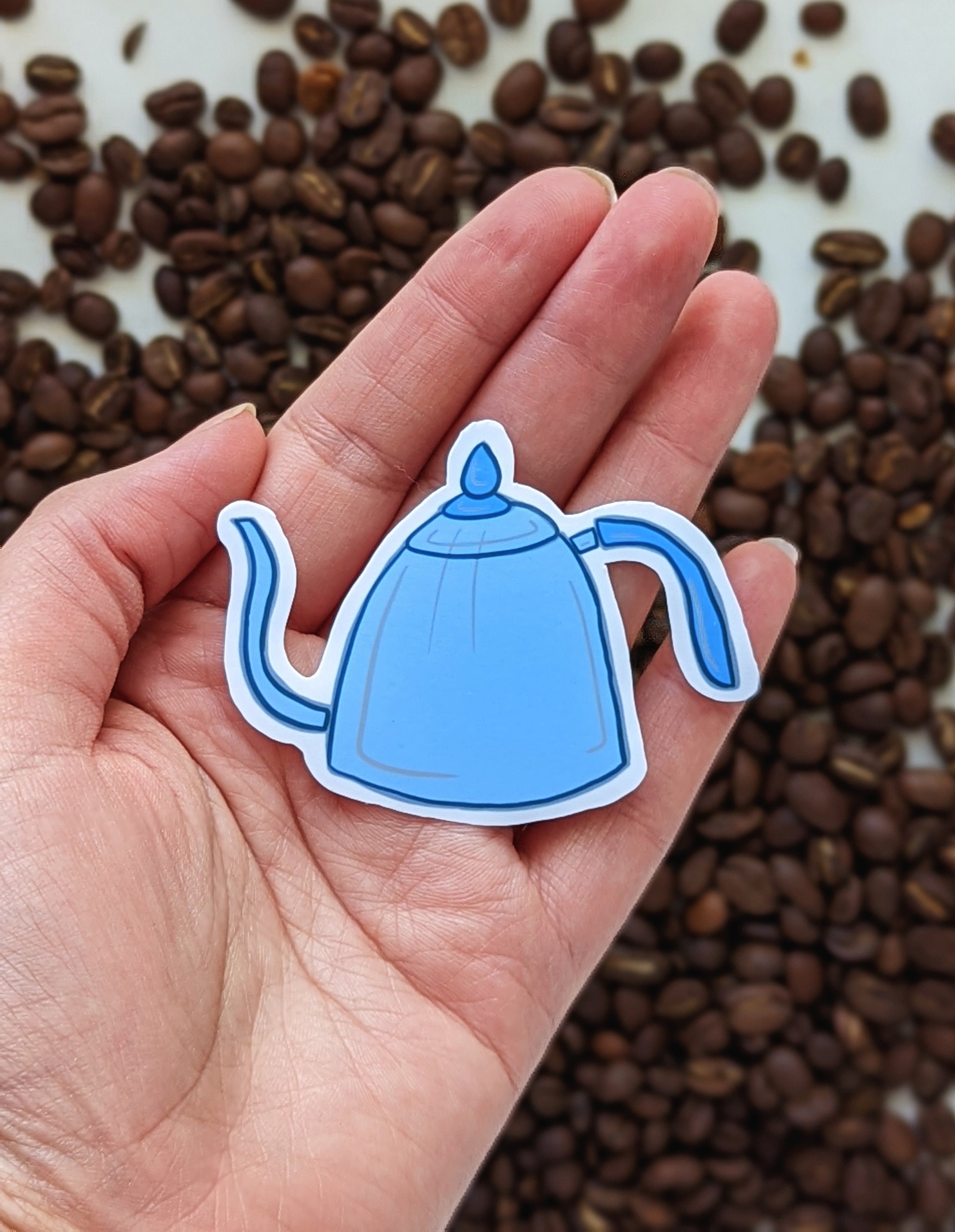 Waterproof Teapot Sticker Vinyl Sticker Teapot Sticker Etsy